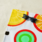 フルーティ鮮やか万華鏡のように千変万化するパターンパターン ビーチタオル (インサイチュ)