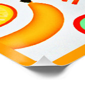 フルーティ鮮やか万華鏡のように千変万化するパターンパターン ポスター (コーナー)