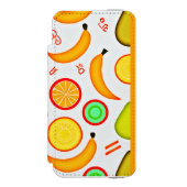 フルーティ鮮やか万華鏡のように千変万化するパターンパターン INCIPIO iPhoneウォレットケース (フォリオ 正面)