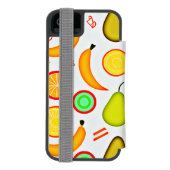 フルーティ鮮やか万華鏡のように千変万化するパターンパターン INCIPIO iPhoneウォレットケース (フォリオ裏面)