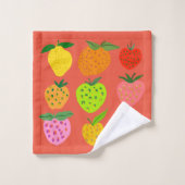 フルーティ バスタオルセット (ウォッシュタオル)