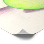 フルーティPEARプリント(11"x11") ポスター (角)