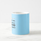 フルートあなたの〔占星術の〕十二宮図サイン氷河ブルーアンチ-ISO コーヒーマグカップ (中央)