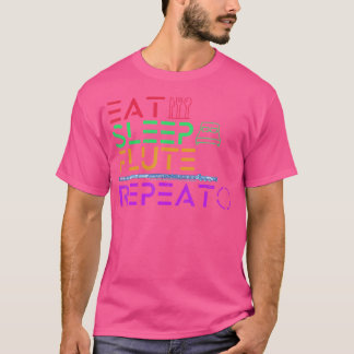 フルートおもしろいトミュージシャン音楽愛好家ギフトアイディアフルート Tシャツ
