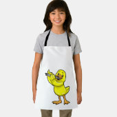 フルートで音楽を楽しむ エプロン (インサイチュ)