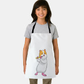 フルートで音楽を楽しむ エプロン (インサイチュ)