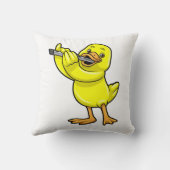 フルートで音楽を楽しむ クッション (裏面)