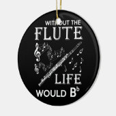 フルートのない生活 セラミックオーナメント (左)
