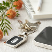 フルートのエンブレム キーホルダー (側面)