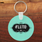フルートのエンブレム キーホルダー (正面)