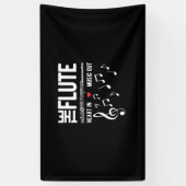 フルートのハート 横断幕 (縦)