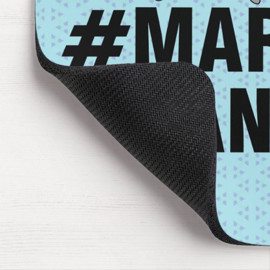 フルートのマーチングバンドのハッシュタグ マウスパッド (コーナー)