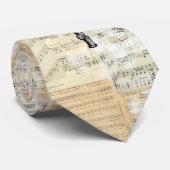 フルートのヴィンテージ音楽タイ ネクタイ (ロール)