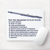 フルートの上10 マウスパッド (マウス)