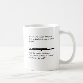 フルートの個人教師 コーヒーマグカップ