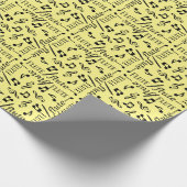 フルートの楽器 ラッピングペーパー (角)