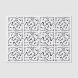 フルートの楽器 薄葉紙