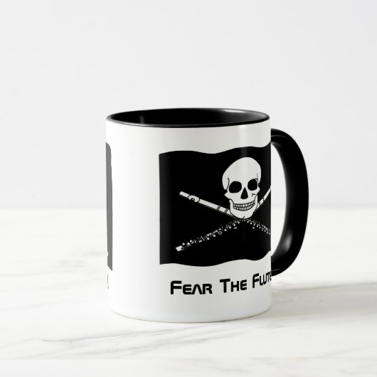 フルートの海賊ギフトのマグ マグカップ (正面右)