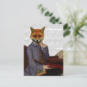 フルートの狐2 ポストカード (スタンド正面)