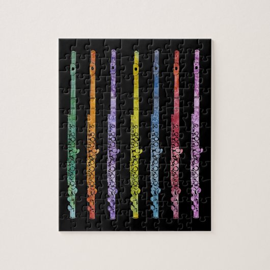 フルートの虹 ジグソーパズル (縦)