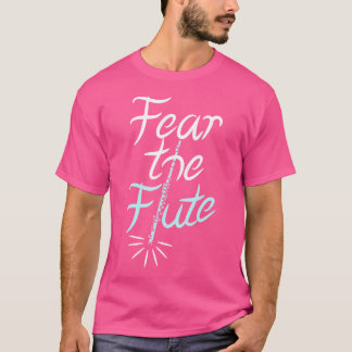 フルートの贈り物おもしろいを恐遊れる Tシャツ