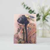 フルートの選手はがき ポストカード (スタンド正面)