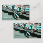 フルートは名刺を調整します 名刺 (正面/裏面)