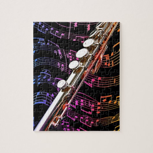 フルートは私の情熱_ ジグソーパズル (縦)