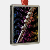 フルートは私の情熱_ メタルオーナメント (右)