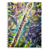 フルートらせん手帳 ノートブック (正面)