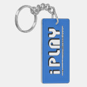 フルートを再生 キーホルダー (正面左)