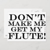 フルートを取らせるな ポストカード (正面/裏面)