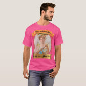 フルートを持つ女性の少女 Tシャツ (正面フル)