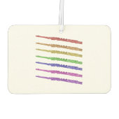 フルートカラフル虹 カーエアーフレッシュナー (裏面)