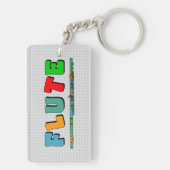 フルートカラフル キーホルダー (裏面)