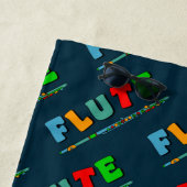 フルートカラフル ビーチタオル (インサイチュ)