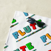 フルートカラフル ビーチタオル (インサイチュ)