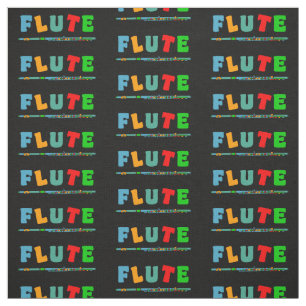 フルートカラフル ファブリック