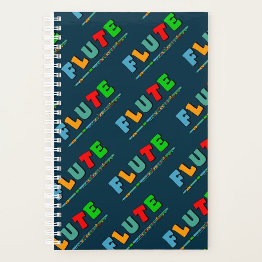 フルートカラフル プランナー手帳 (正面)