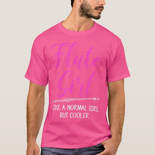 フルートガールフルート Tシャツ (正面)