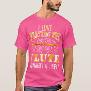フルートシャツ皮肉フルート引用文ミュージシャンフルート Tシャツ