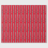 フルートスケッチパターン ラッピングペーパー (フラット)