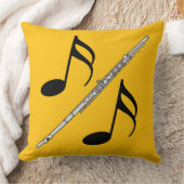 フルートスケッチ クッション (ブランケット)