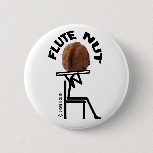 フルートナット 缶バッジ (正面)