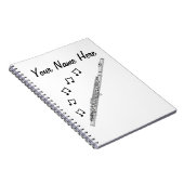 フルートフルートミュージシャン先生カスタム ノートブック (右側)