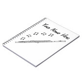 フルートフルートミュージシャン先生カスタム ノートブック (左側)