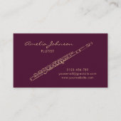 フルートブルゴーニュエレガントプロフェッショナル 名刺 (正面)