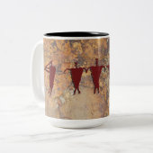 フルートプレーヤーおよびキャラバン ツートーンマグカップ (正面左)