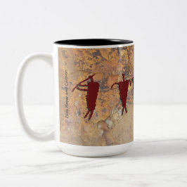フルートプレーヤーおよびキャラバン ツートーンマグカップ