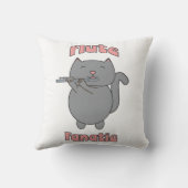 フルートマニア ピンクの猫 フルート クッション (裏面)